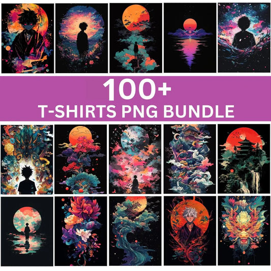 100+ T-SHIRTS PNG BUNDLE